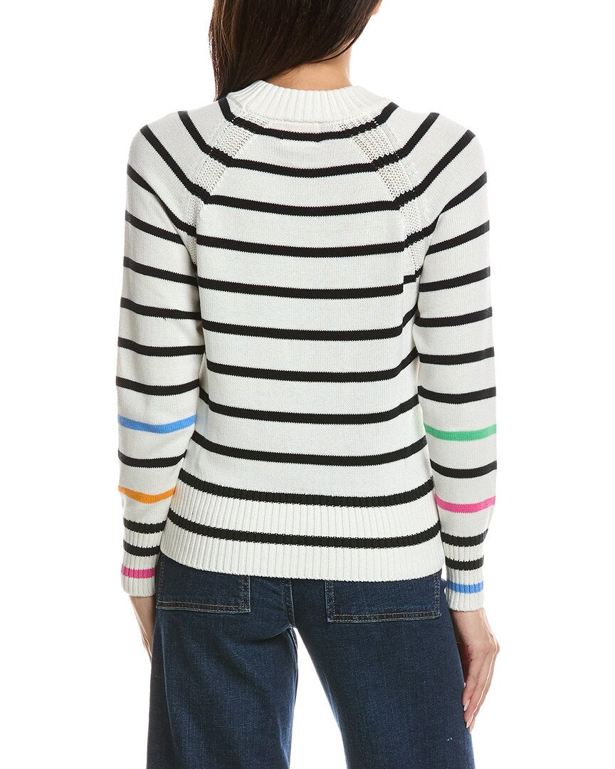 WISPR Wispr Liberty Stripe Crewneck Sweater
