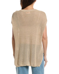 WISPR Wispr Chevron Pointelle Bronte Silk-Blend Top