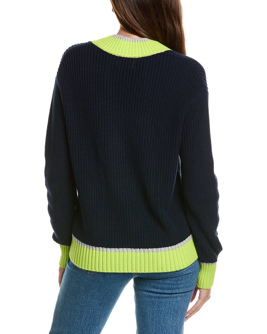 WISPR Wispr Chunky Tipped High V-Neck Sweater