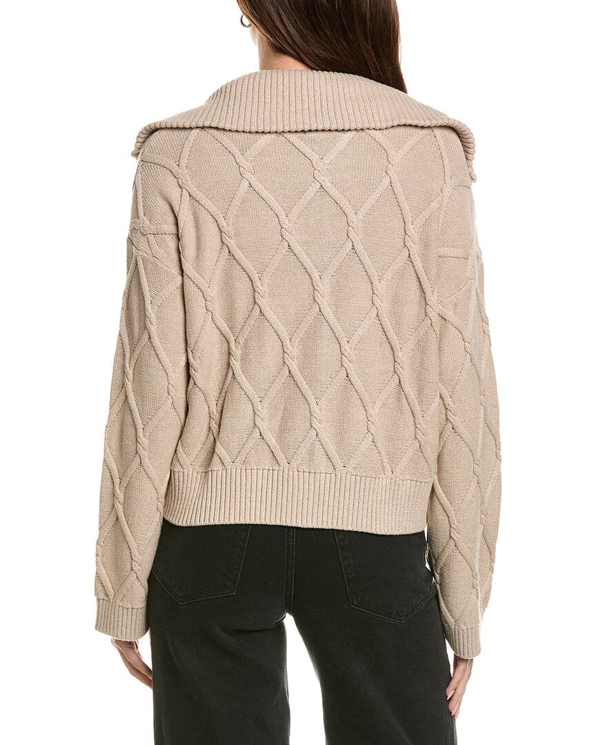 WISPR Wispr Diamond Cable Zip Jacket