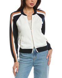 WISPR Wispr Valerie Stripe Bomber Jacket