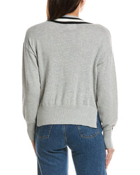WISPR Wispr Valerie Stripe V-Neck Sweater