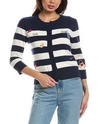 WISPR Wispr French Embroidery Stripe Cardigan