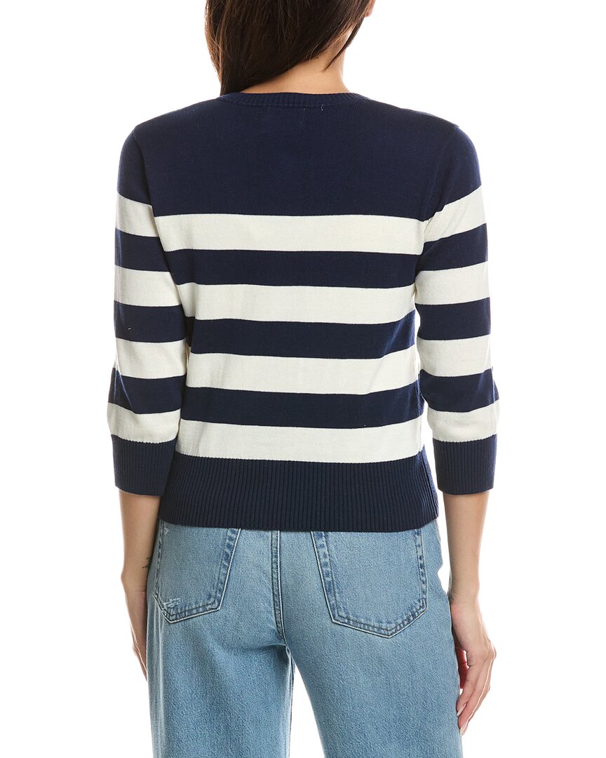 WISPR Wispr French Embroidery Stripe Cardigan