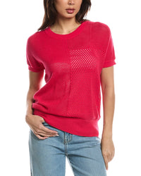 WISPR Wispr Mixed Pointelle Silk-Blend Tank