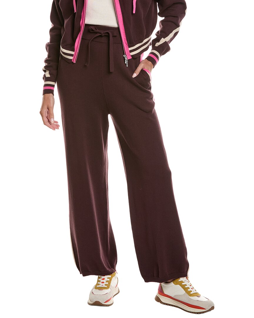 WISPR Wispr Sporty Stripe Up Wide Leg Pant