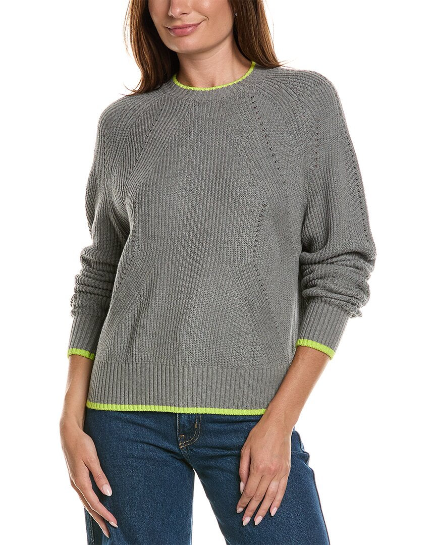 WISPR Wispr Embroidered Floral Silk-Blend Sweater