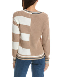 WISPR Wispr Valerie Stripe V-Neck Sweater