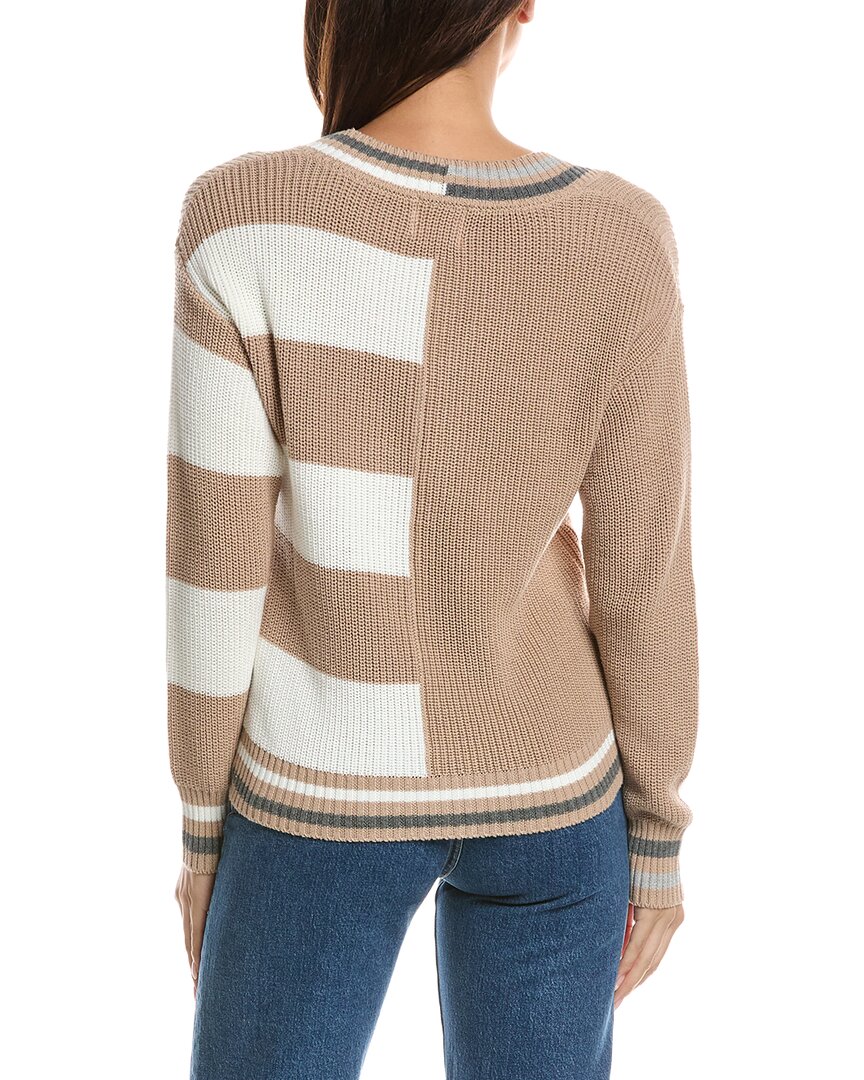 WISPR Wispr Valerie Stripe V-Neck Sweater