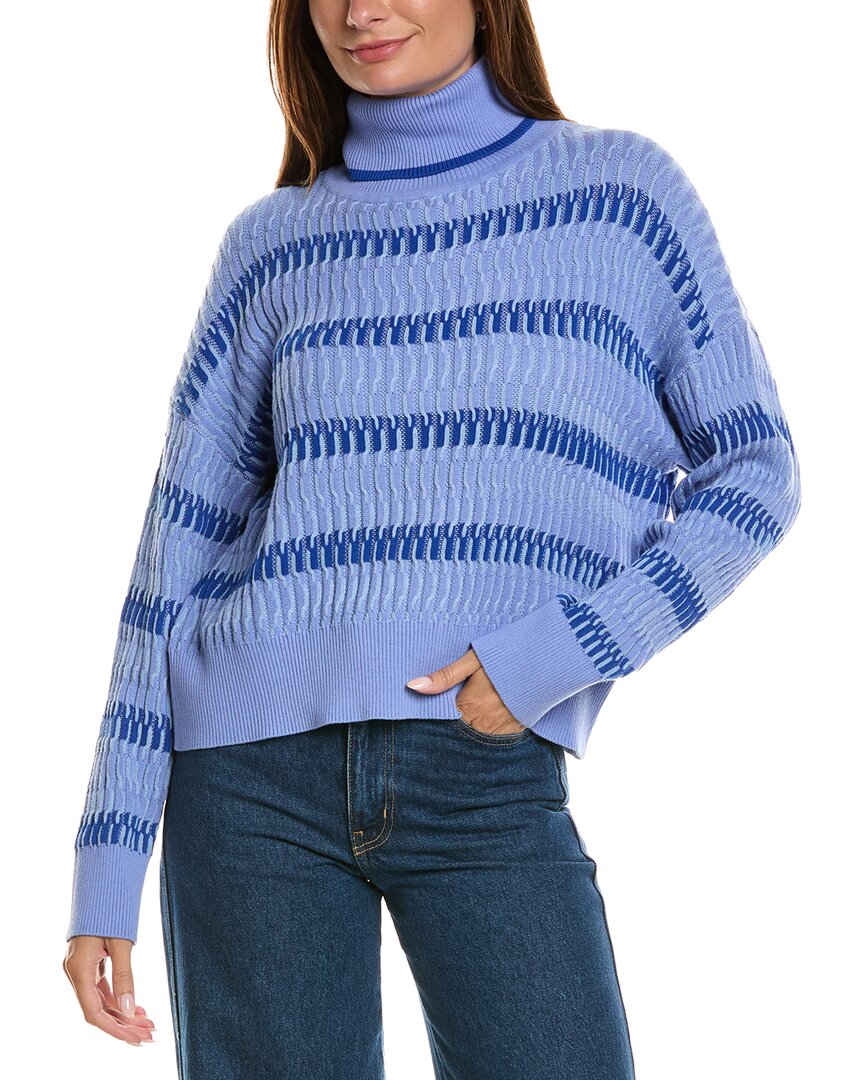 WISPR Wispr Wave Stitch Roll Neck Sweater