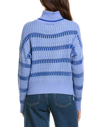 WISPR Wispr Wave Stitch Roll Neck Sweater