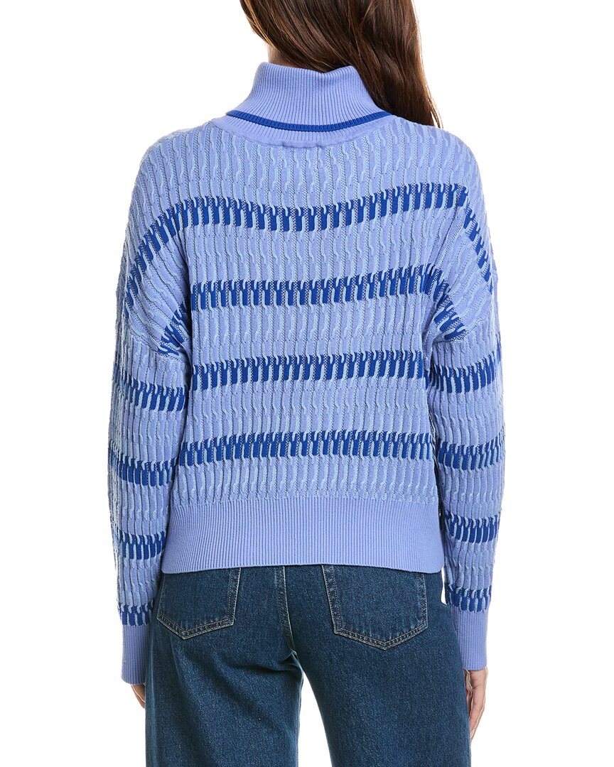 WISPR Wispr Wave Stitch Roll Neck Sweater