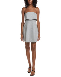 Rmn Studios Strapless Suiting Mini Dress