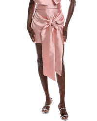 RMN STUDIOS Rmn Studios Luxe Satin Twill Mini Skirt