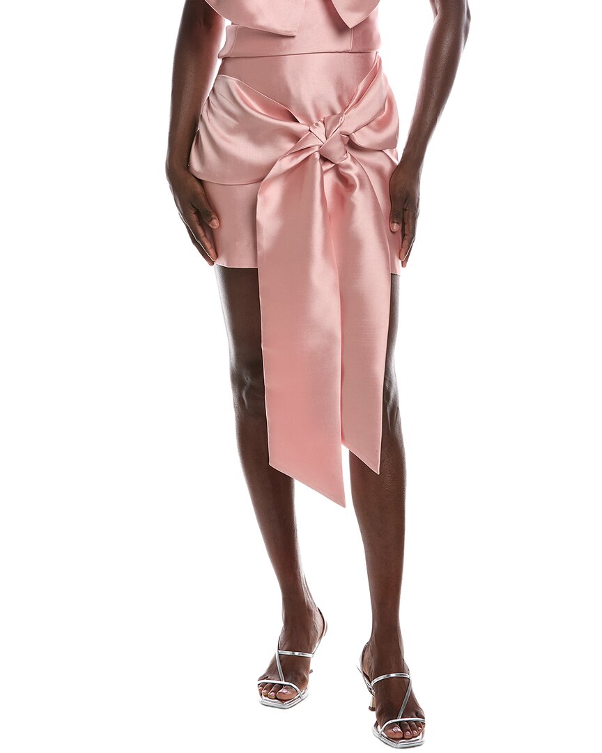 RMN STUDIOS Rmn Studios Luxe Satin Twill Mini Skirt