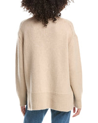 Lafayette 148 New York Lafayette 148 New York Chunky Crewneck Cashmere & Wool-Blend Sweater