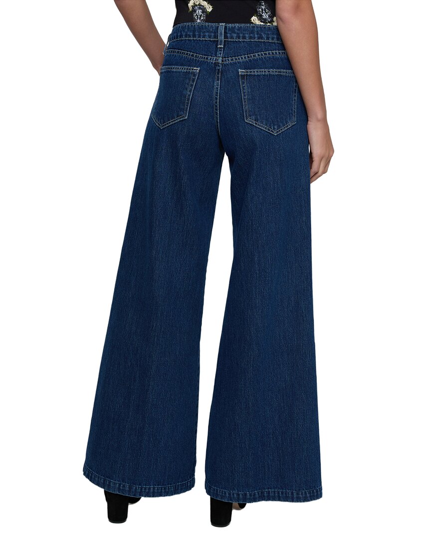 L’AGENCE L’Agence Savina Low-Rise Wide Leg Sneaker Jean
