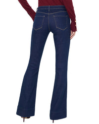 L’AGENCE L’Agence Lenora Low-Rise Seamed Flare Jean