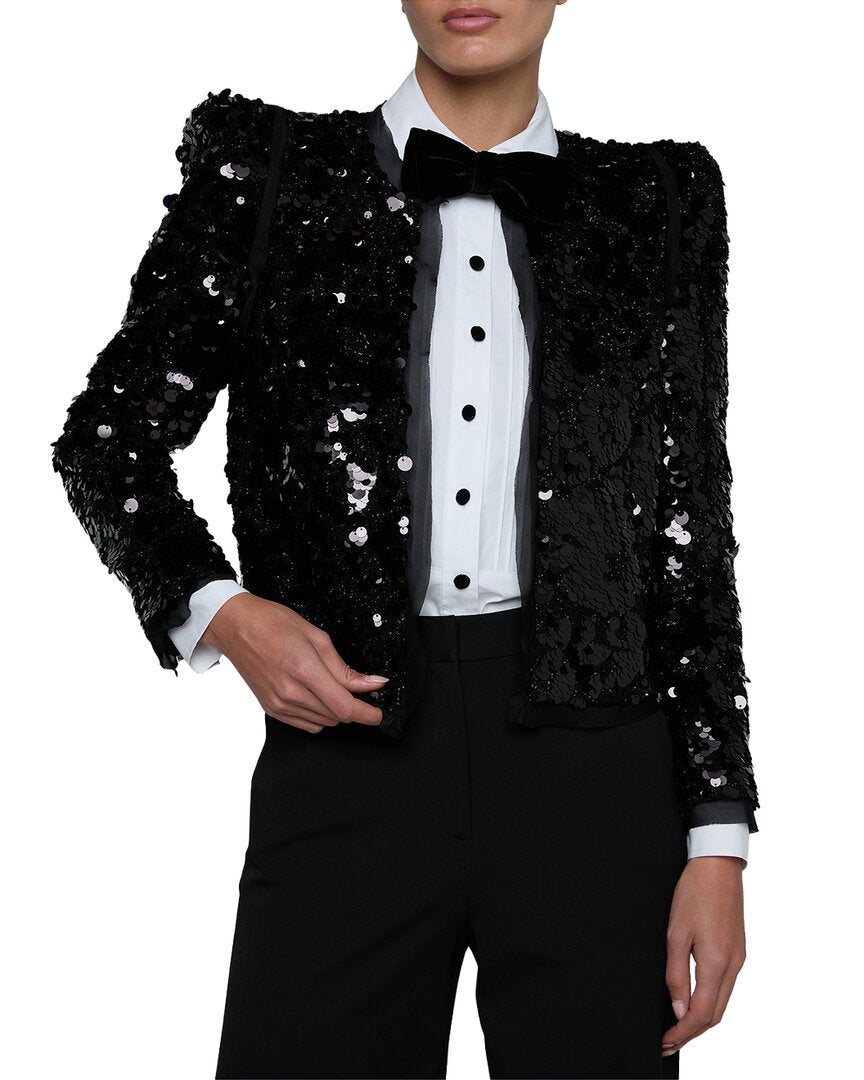 L’AGENCE L’Agence Shai Pointed Shoulder Jacket