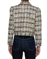 L’AGENCE L’Agence Kasey Bracelet Sleeve Wool-Blend Jacket