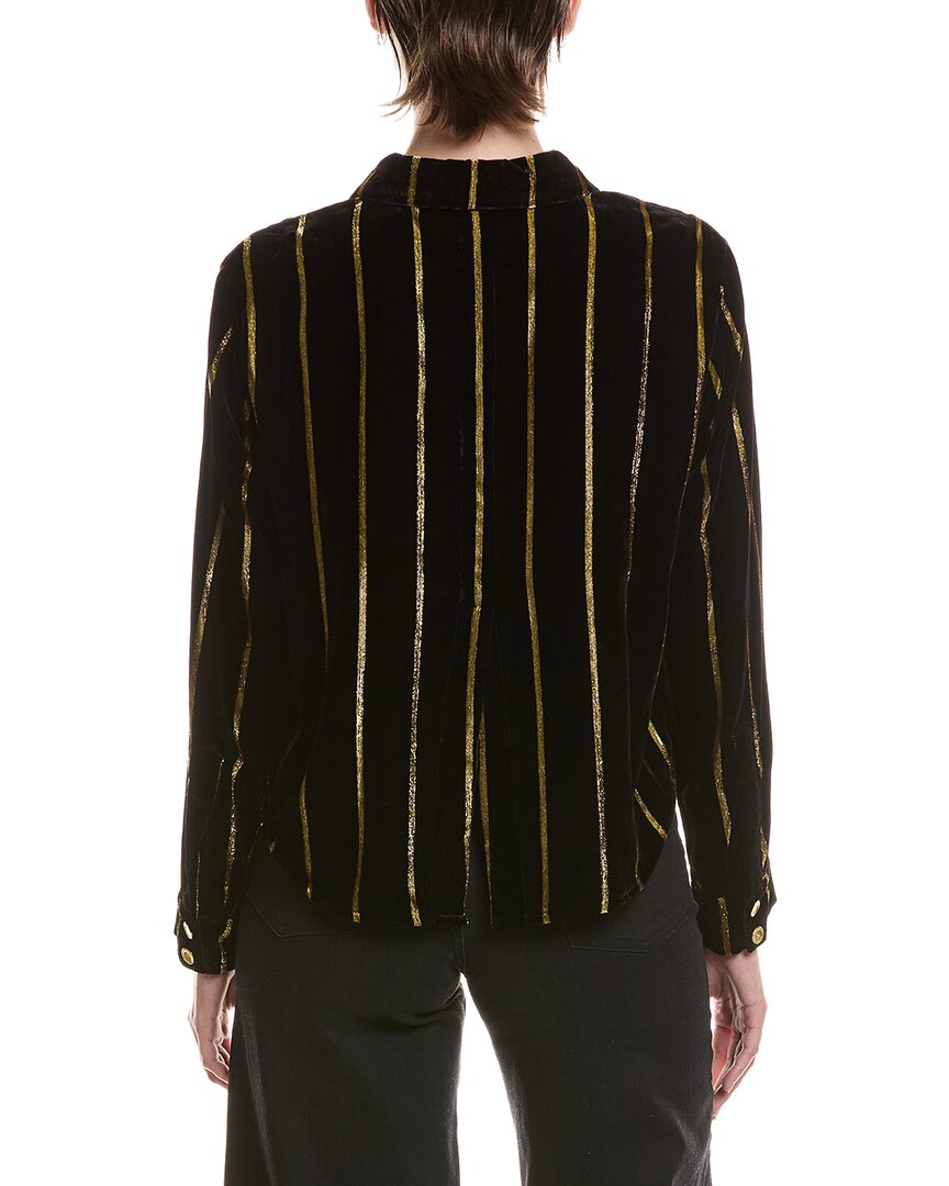 L’AGENCE L’Agence Cosette Crop Hi Low Shirt