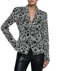 L’AGENCE L’Agence Bethany Structured Wool-Blend Blazer