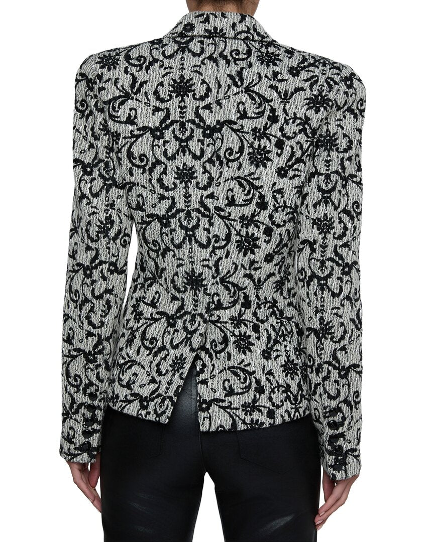 L’AGENCE L’Agence Bethany Structured Wool-Blend Blazer