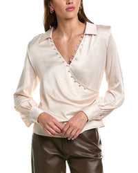L’AGENCE L’Agence Bernice Wrap Blouse