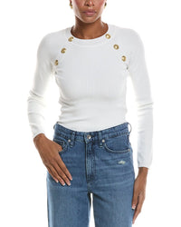 L’AGENCE L’Agence Gretchen Ls Button Pullover