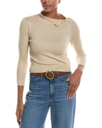 L’AGENCE L’Agence Kamdyn Crop Mock Neck