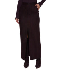 L’AGENCE L’Agence Maceline Wool-Blend Maxi Skirt