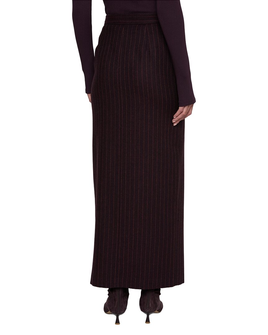 L’AGENCE L’Agence Maceline Wool-Blend Maxi Skirt