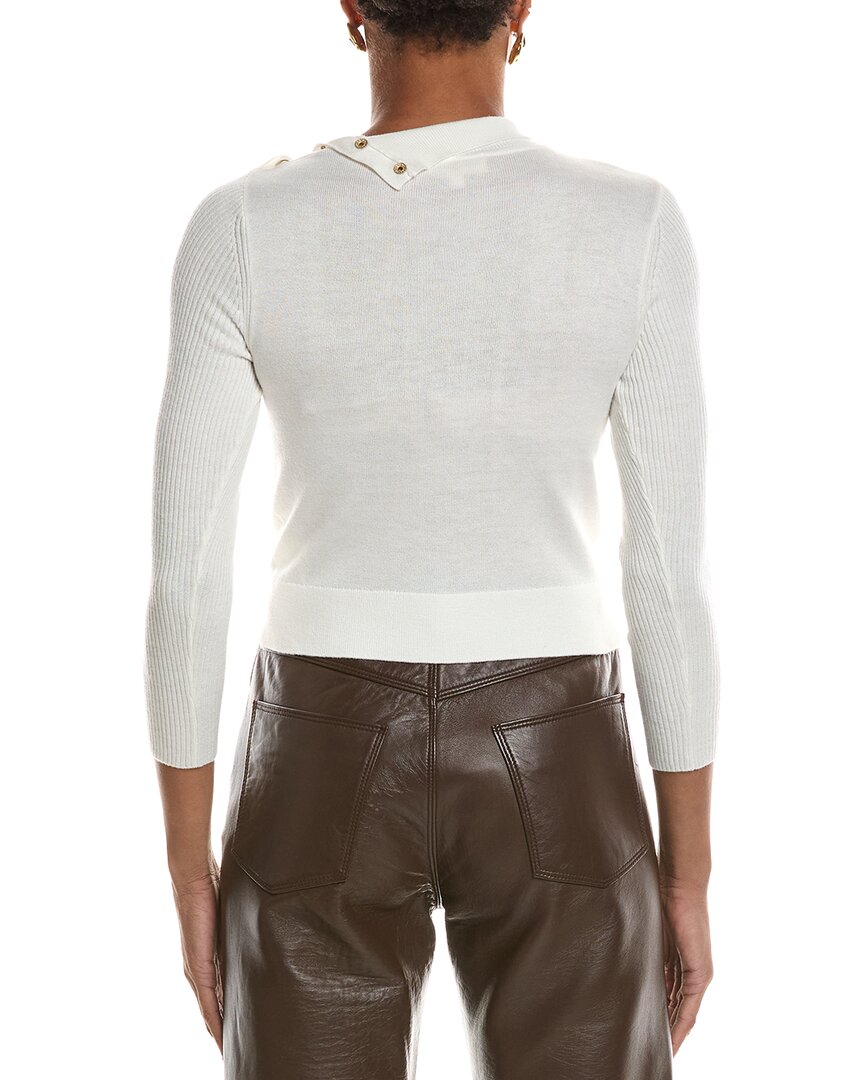 L’AGENCE L’Agence Kamdyn Crop Mock Neck Top