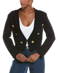 L’AGENCE L’Agence Elio Crop Knit Blazer