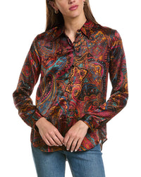 L’AGENCE L’Agence Tyler Silk Blouse