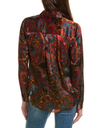 L’AGENCE L’Agence Tyler Silk Blouse
