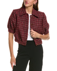 L’AGENCE L’Agence Cove Crop Short Sleeve Jacket