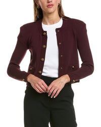L’AGENCE L’Agence Patsy Crop Crew Cardigan