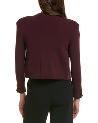 L’AGENCE L’Agence Patsy Crop Crew Cardigan