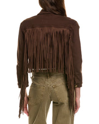L’AGENCE L’Agence Koda Crop Jkt Fringe
