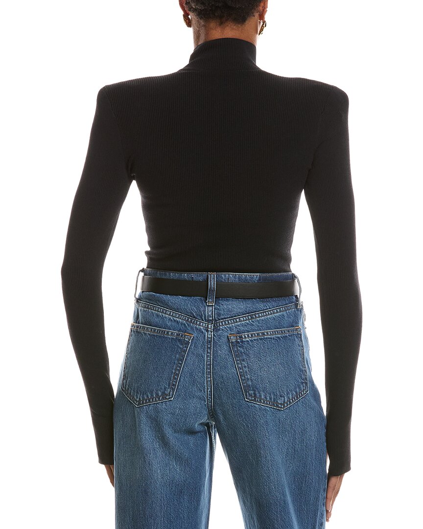 L’AGENCE L’Agence Jennis Mock Neck Knit Bodysuit