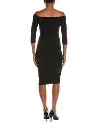 L’AGENCE L’Agence Astra Midi Slit Dress