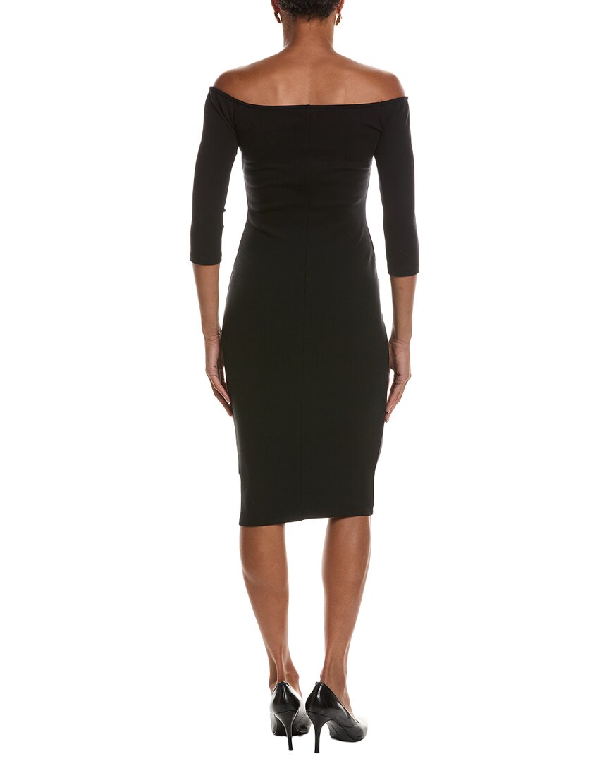 L’AGENCE L’Agence Astra Midi Slit Dress