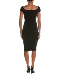 L’AGENCE L’Agence Yazzy Ss Off-Shoulder Midi Dress