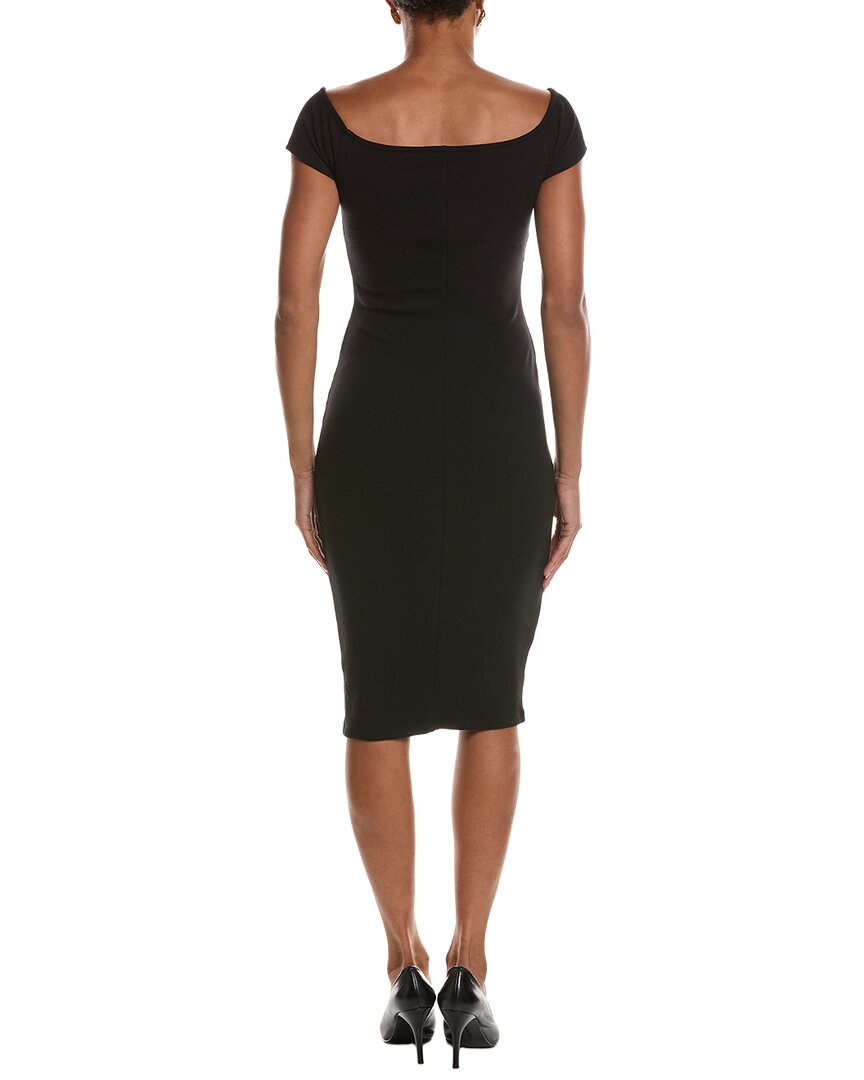 L’AGENCE L’Agence Yazzy Ss Off-Shoulder Midi Dress