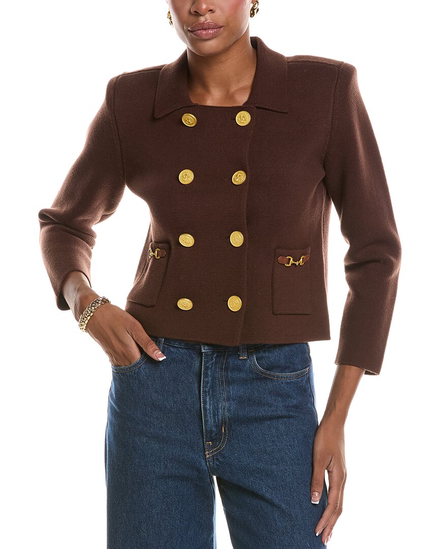 L’AGENCE L’Agence Madilyn Double Breasted Knit Jkt