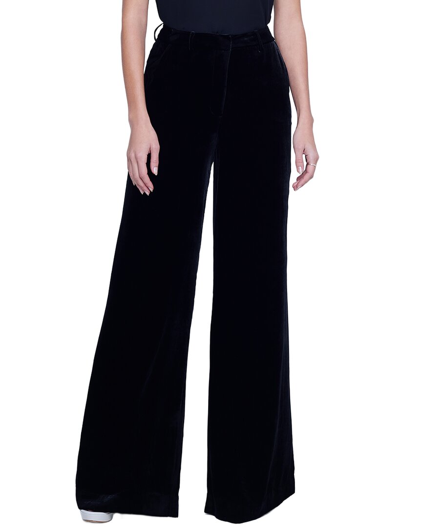 L’AGENCE L’Agence Pilar Silk-Blend Wide Leg Pant