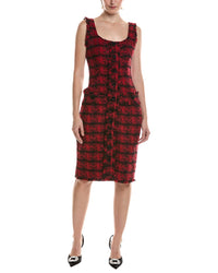 L’AGENCE L’Agence Aya Wool-Blend Midi Dress