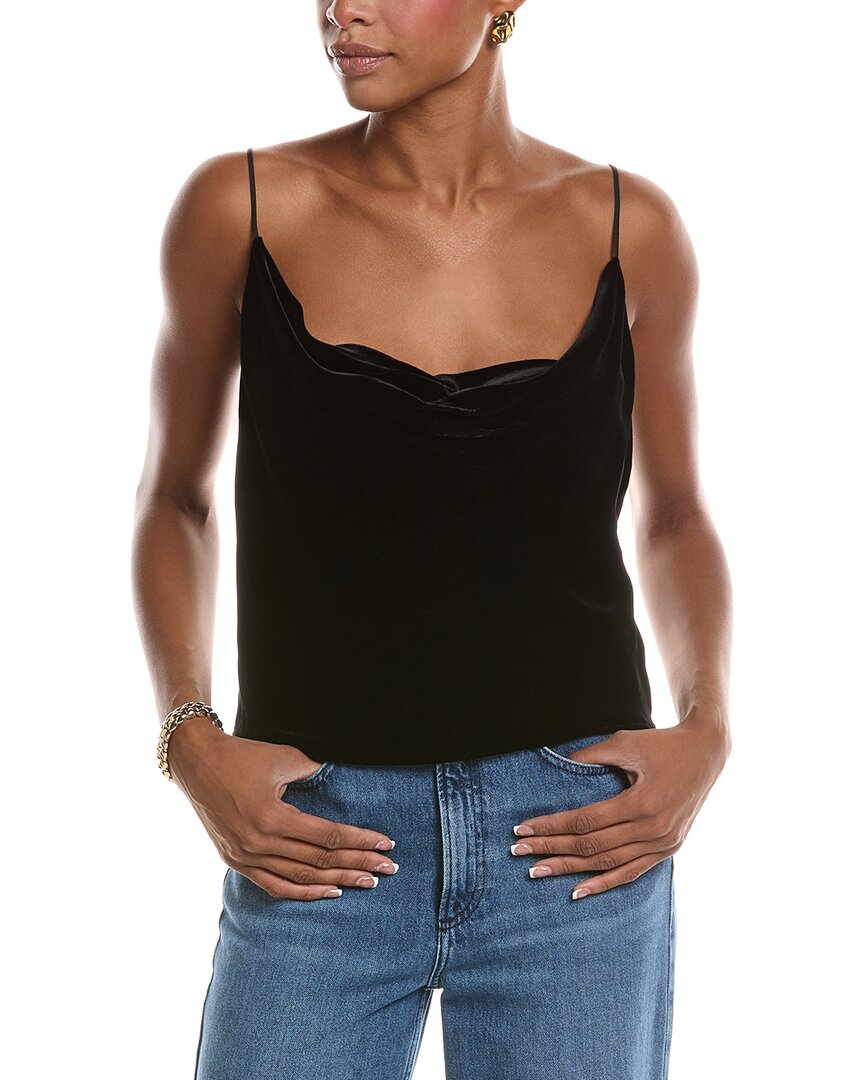 L’AGENCE L’Agence Calista Cowl Neck Silk-Blend Cami