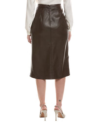 L’AGENCE L’Agence Milann Midi Snap Front Skirt